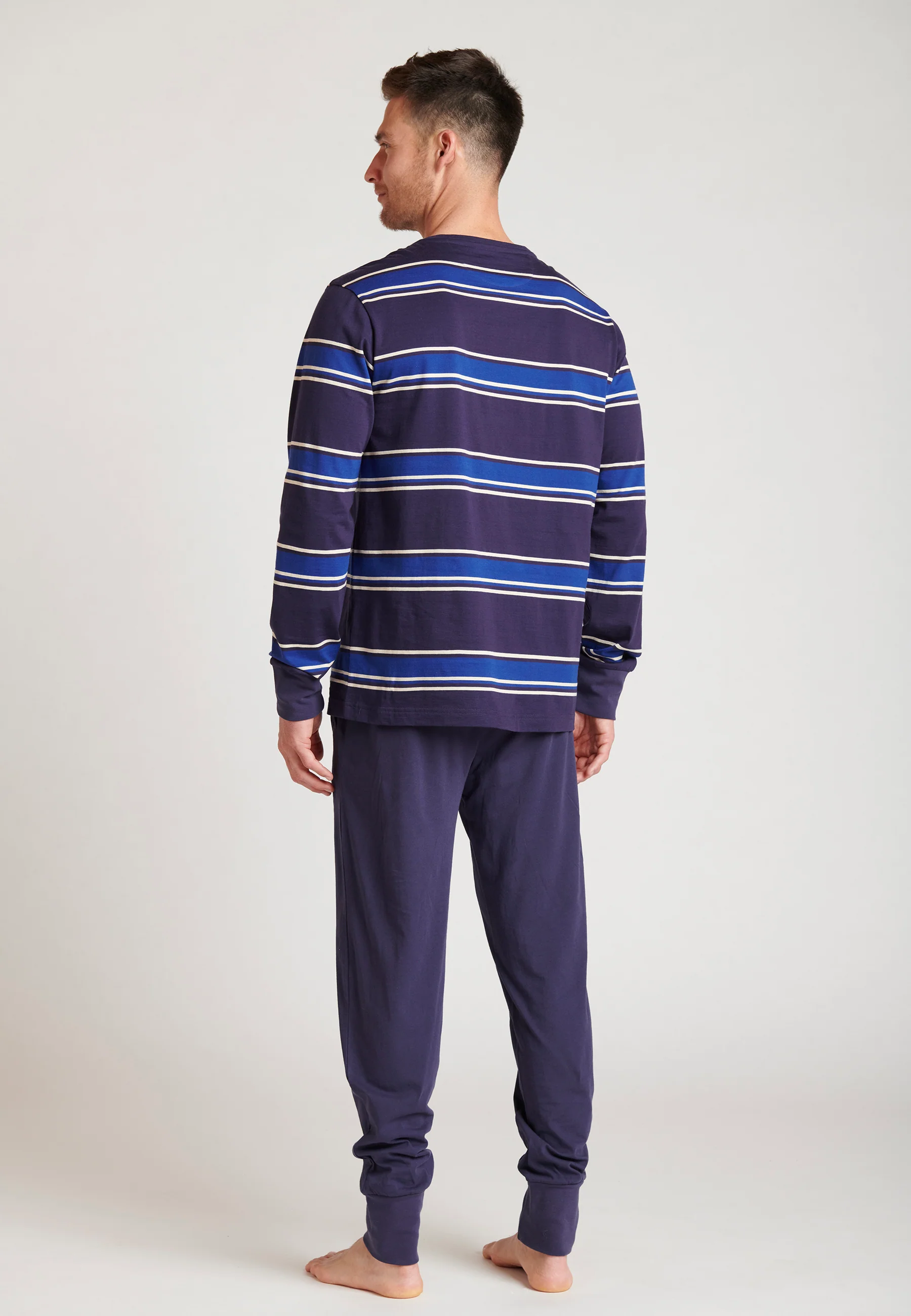 Jockey® Cotton Nautical Stripe Full Knit Pyjama - Image 9