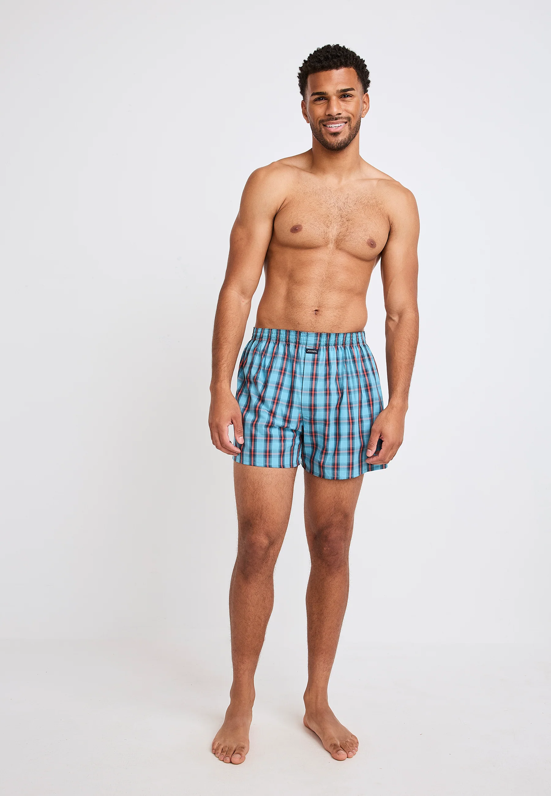 Jockey® Everyday Check Woven Boxer - Image 44