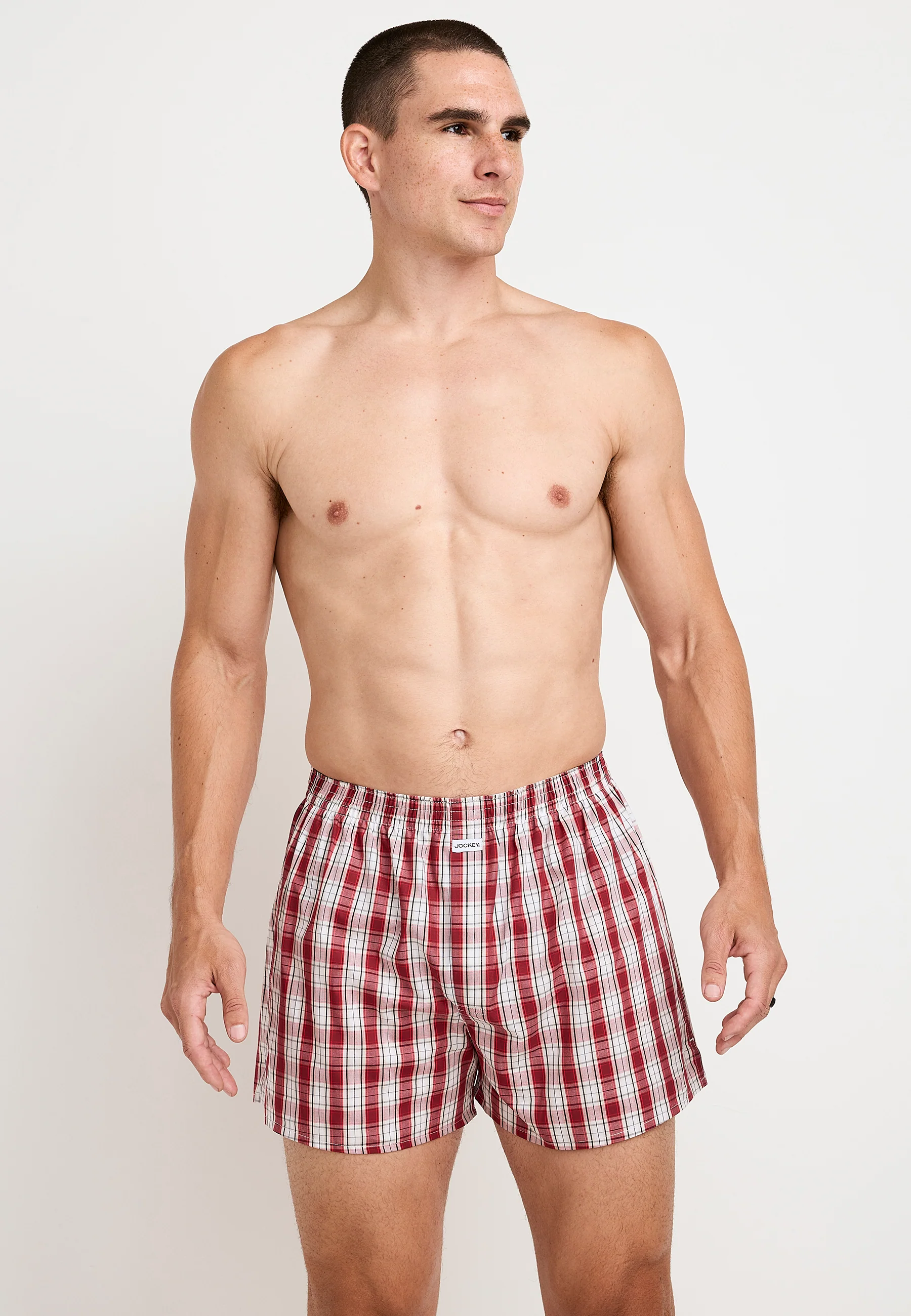 Jockey® Everyday Check Woven Boxer - Image 45