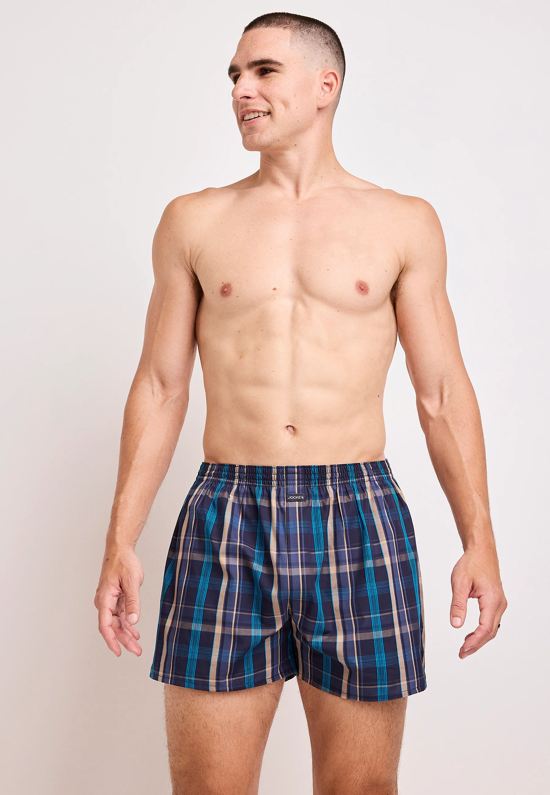 Jockey® Everyday Check Woven Boxer - Image 50