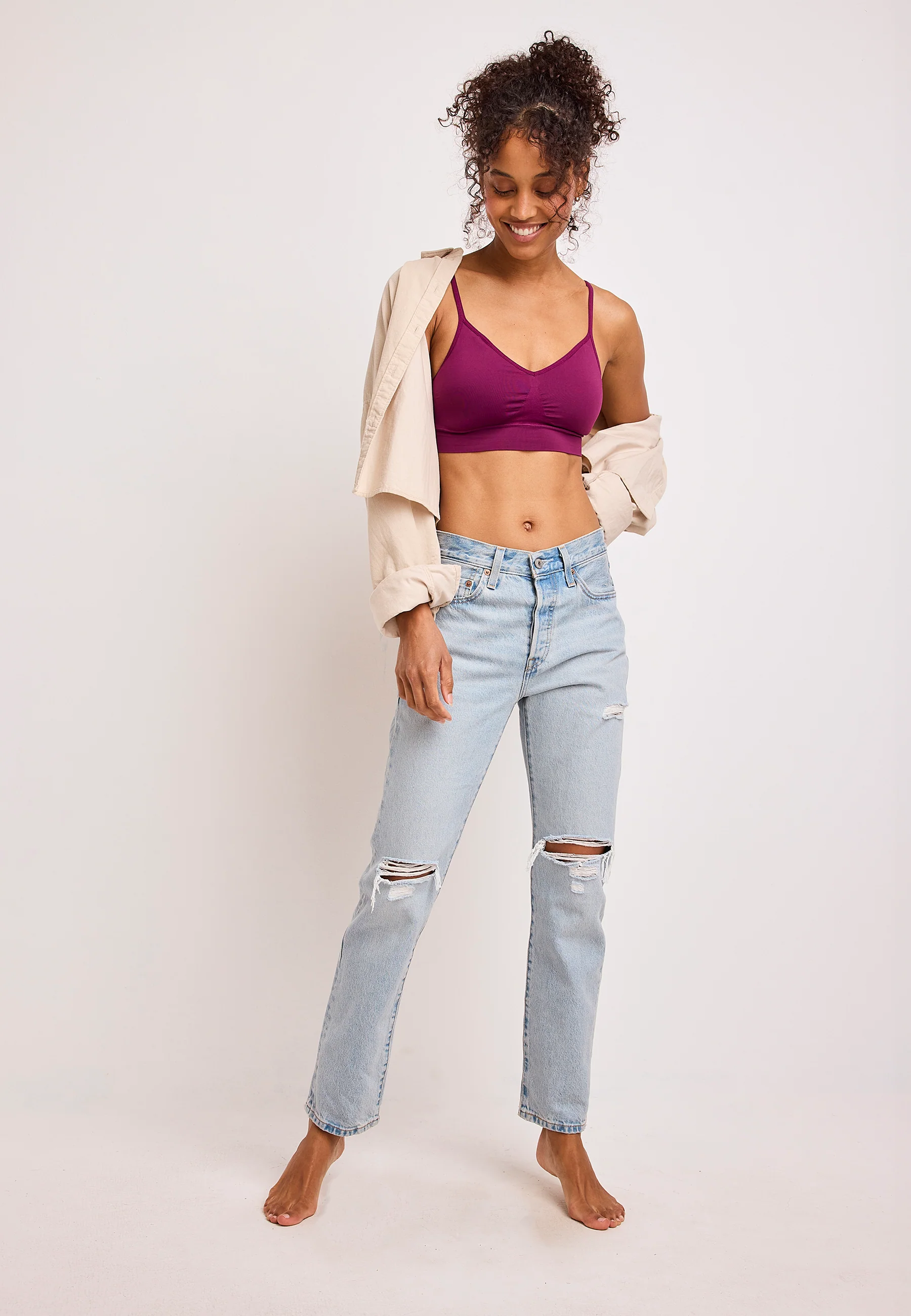 Jockey® Seamfree™ Stretch Cami Strap Bralette - Image 37