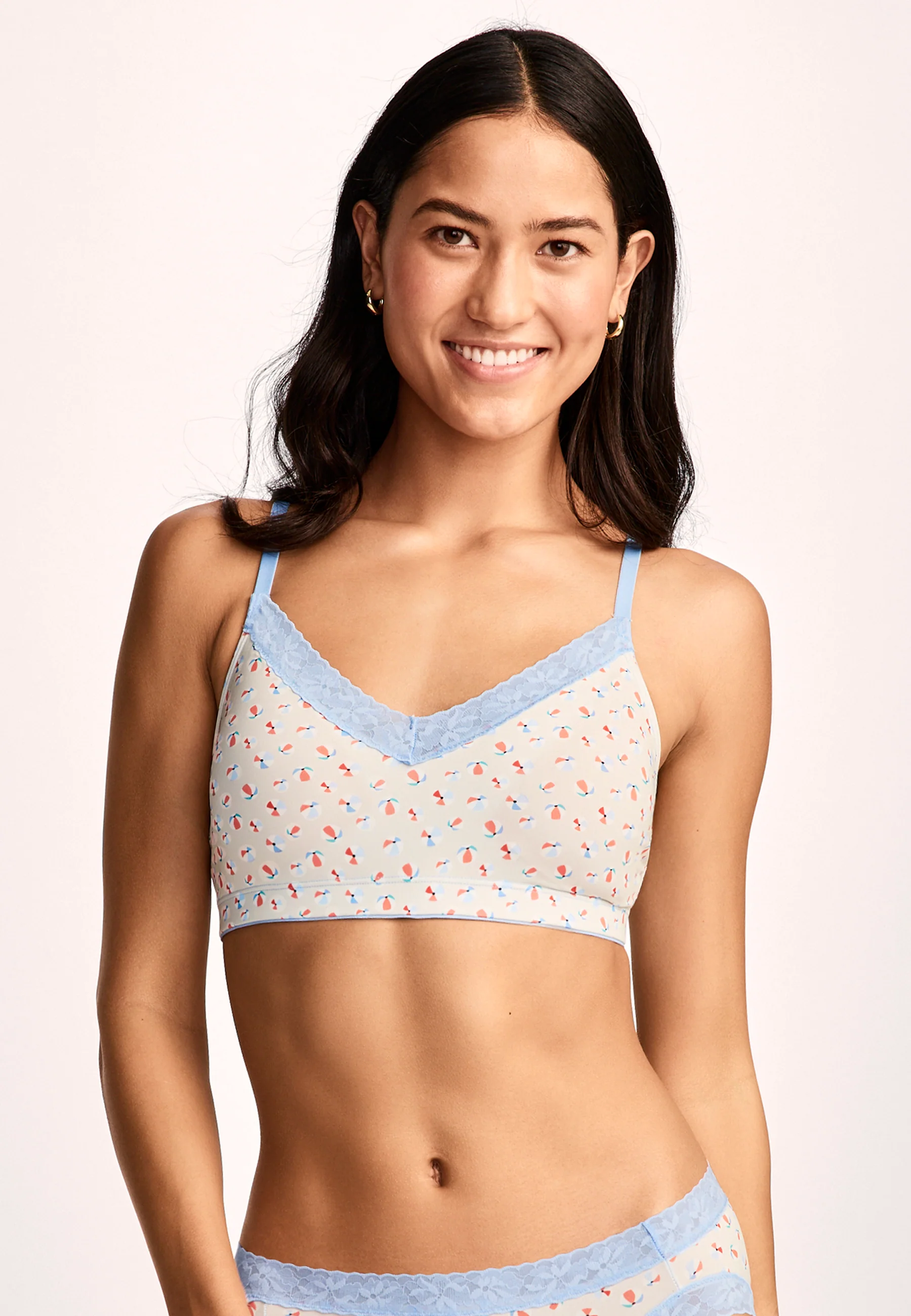 Jockey® Soft Stretch Lace Microfiber Bralette - Image 47