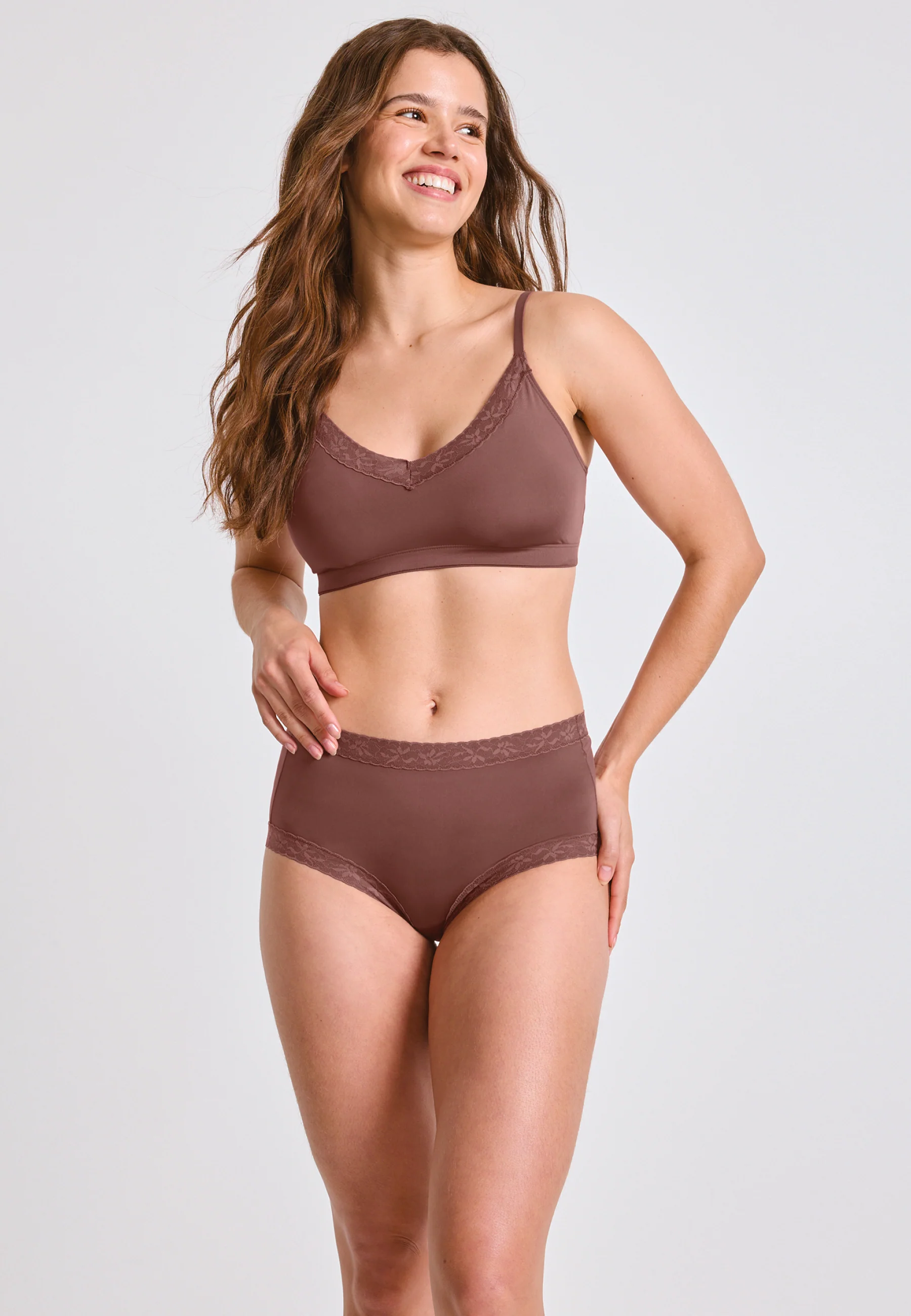 Jockey® Soft Stretch Lace Brief - Image 14