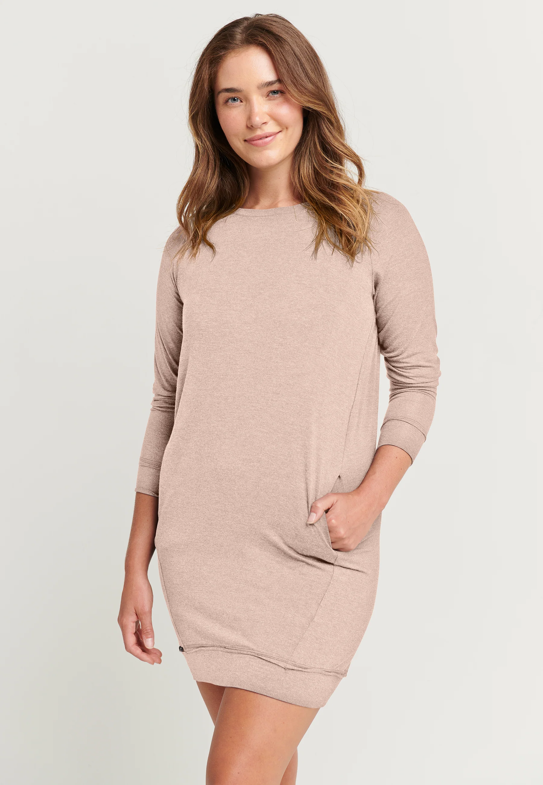 Jockey® Supersoft Long Sleeve Lounge Dress - Image 4