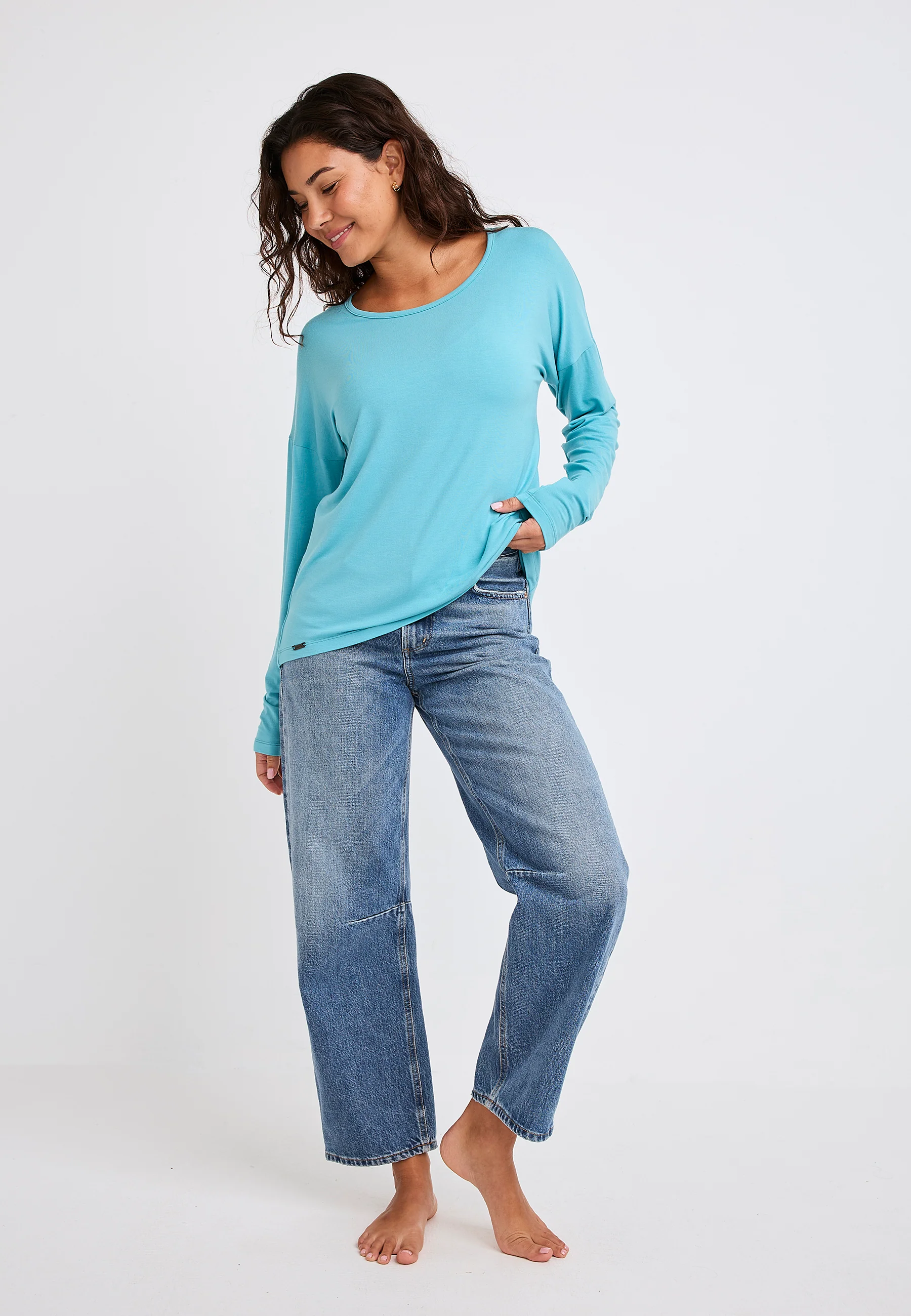 Jockey® Supersoft Lounge Long Sleeve Shirt - Image 64