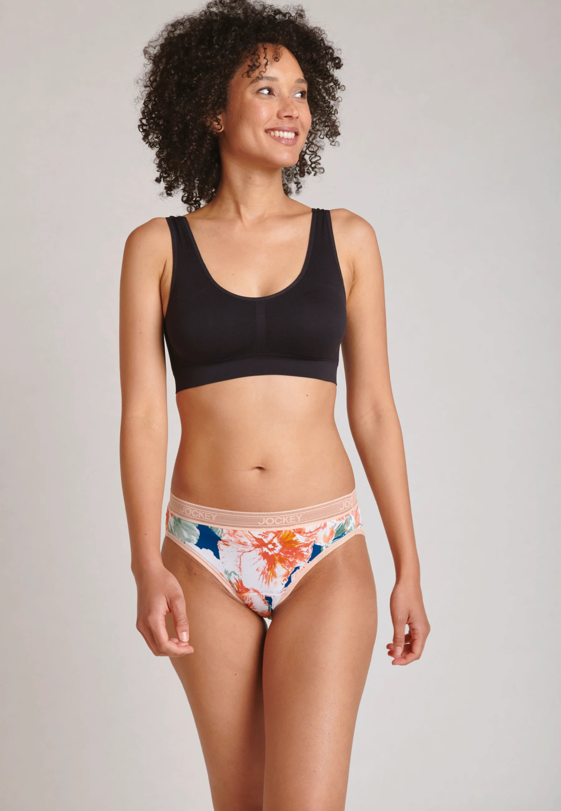 Jockey® Worry Free Microfiber Moderate Absorbency Bikini - Image 5