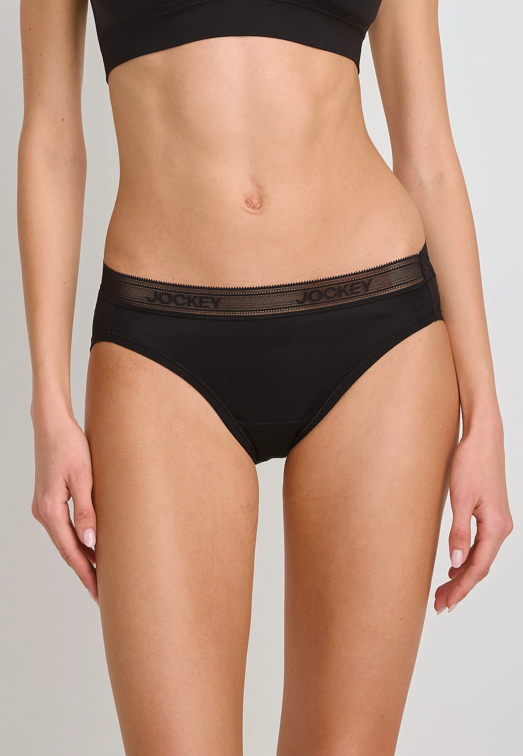 Jockey® Worry Free Microfiber Moderate Absorbency Bikini - Image 8